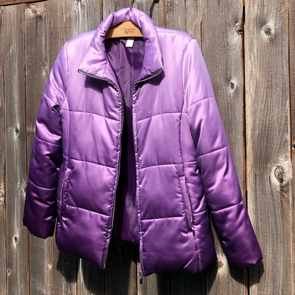 Christopher & Banks purple coat size medium - Picture 5 of 17